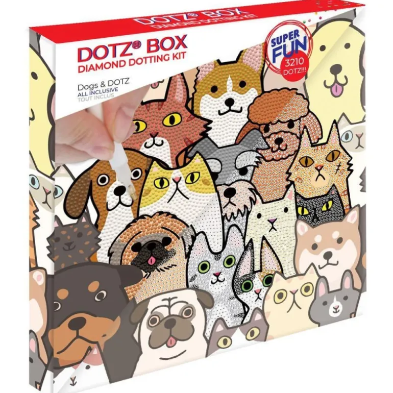 Diamond Dotz Dogs & Dotz Cuadro de Diamantes 5D
