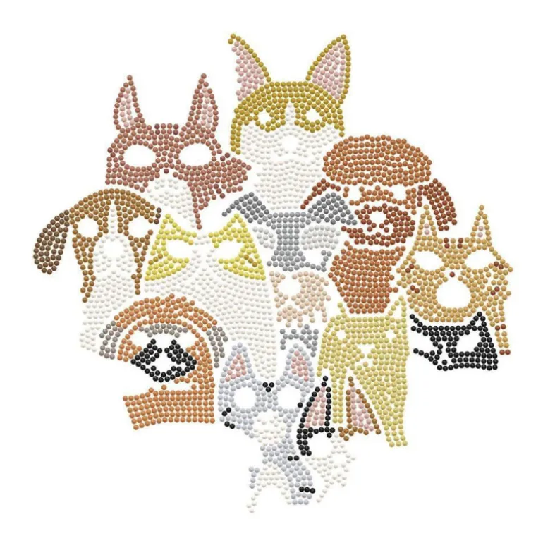 Diamond Dotz Dogs & Dotz Cuadro de Diamantes 5D
