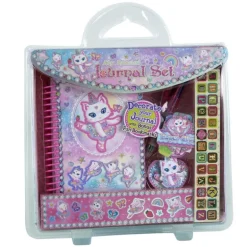 Diario con Accesorios de Gatita