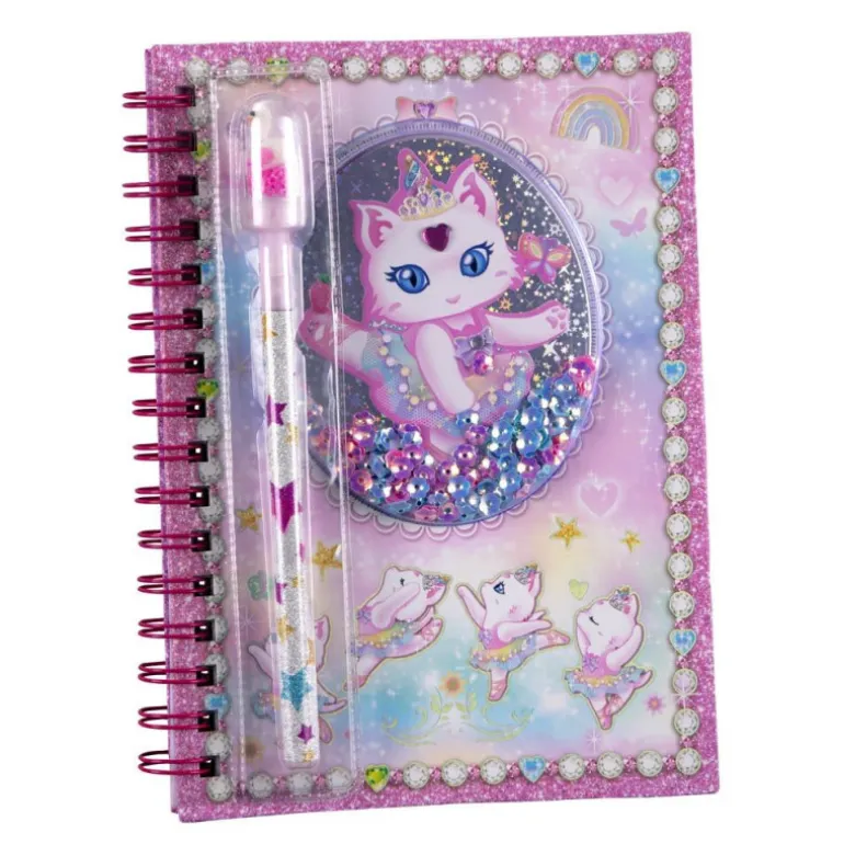 Diario con Bolígrafo Gatita