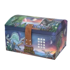 Dino World Cofre del Tesoro con Código Secreto