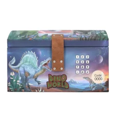 Dino World Cofre del Tesoro con Código Secreto