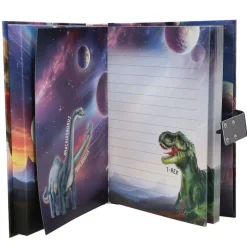 Dino World Diario con Código Secreto y Sonido