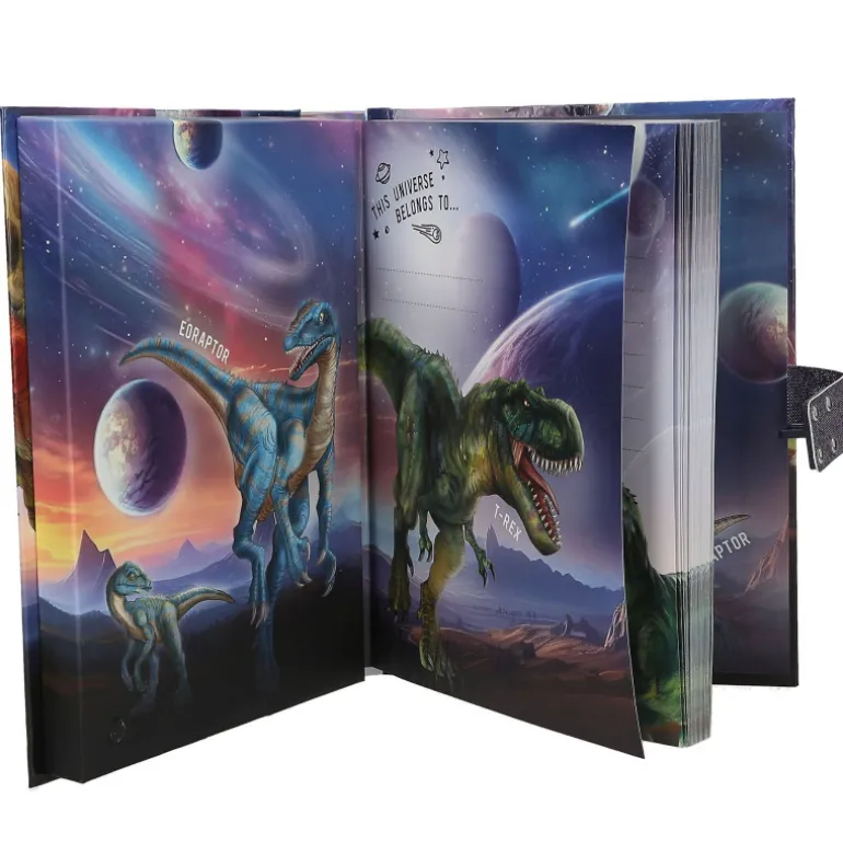 Dino World Diario con Código Secreto y Sonido