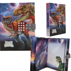 Dino World Diario con Código Secreto y Sonido