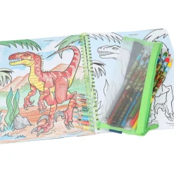 Dino World Libro de Colorear con Lápices