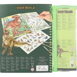 Dino World Libro de Colorear con Lápices