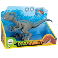 Dinosaurio Gris con Luz y Sonido