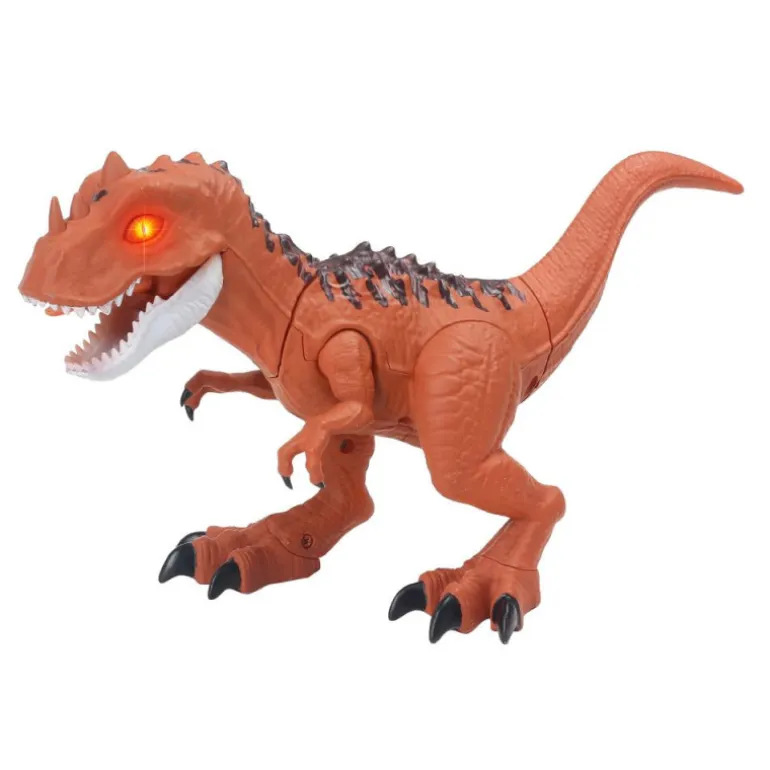 Dinosaurio Marrón con Luz y Sonido