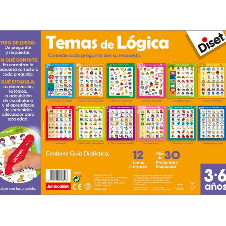 Diset Lectron Lápiz Temas de Lógica