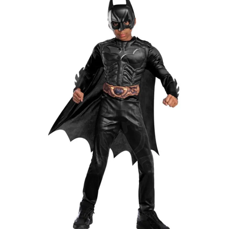 Disfraz Infantil Batman Black Line Deluxe Talla M 5-7 Años