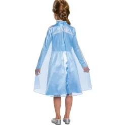 Disfraz Infantil Disney Frozen Elsa de Viaje Clásico Talla S 5-6 Años