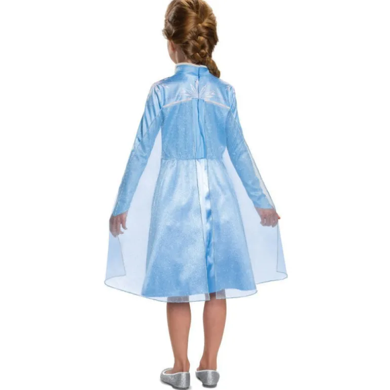 Disfraz Infantil Disney Frozen Elsa de Viaje Clásico Talla XS 3-4 Años