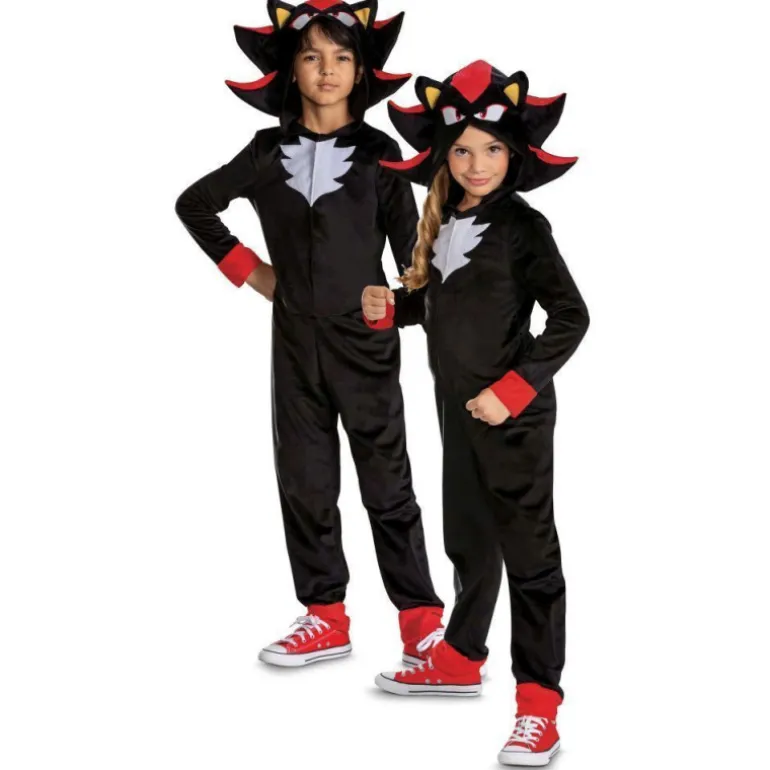 Disfraz Infantil Sonic 3 Shadow Clásico Talla S 4-6 Años