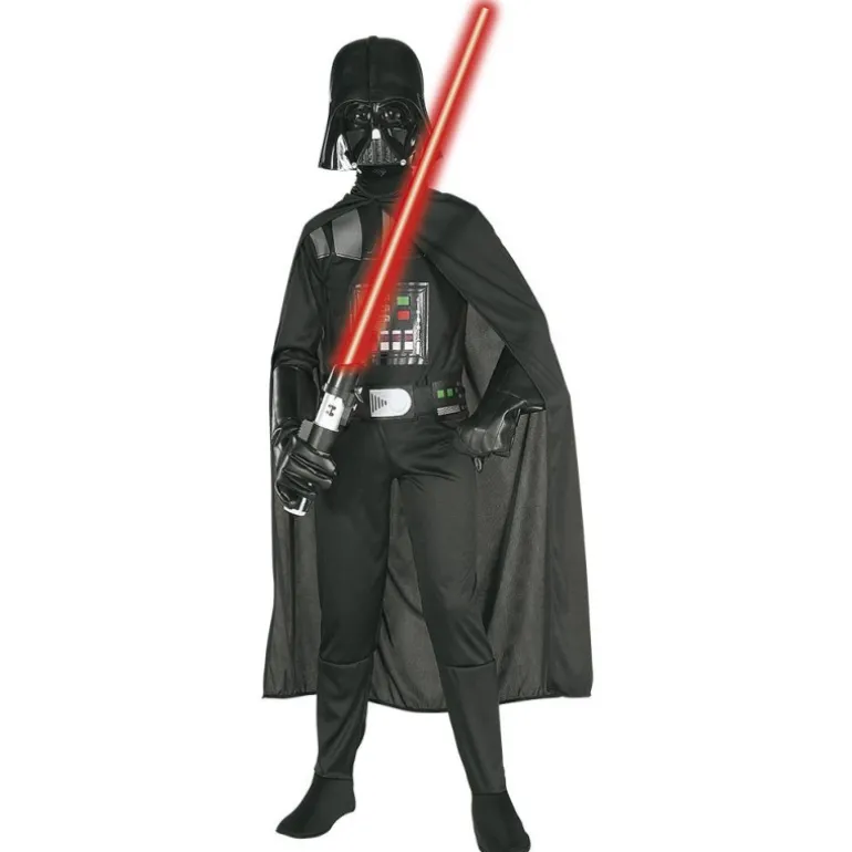 Disfraz Infantil Star Wars Darth Vader con Máscara Talla M 5-7 Años