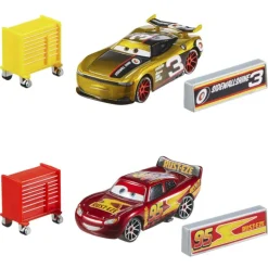 Disney Pixar Cars Nascar Pack 2 Vehículos y Accesorios