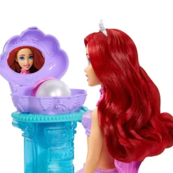 Disney Princesas Muñeca Ariel con Tocador Desplegable