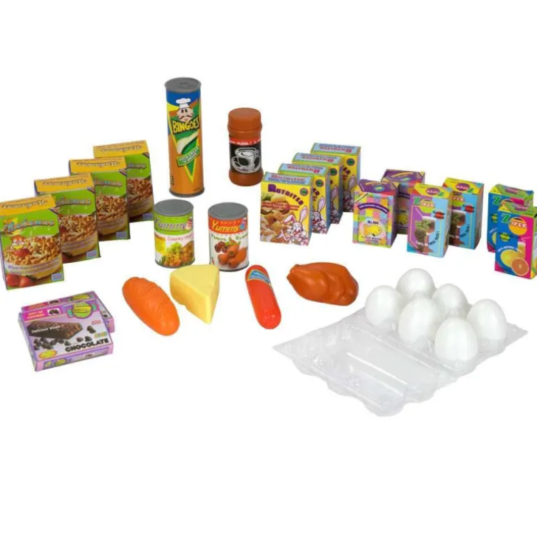 Dulce Hogar Carrito de la Compra con Alimentos