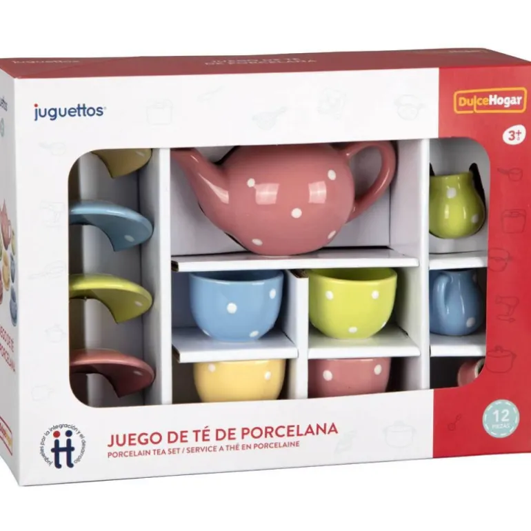 Dulce Hogar Juego de Té de Porcelana