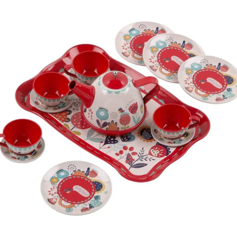 Dulce Hogar Juego de Té Metálico