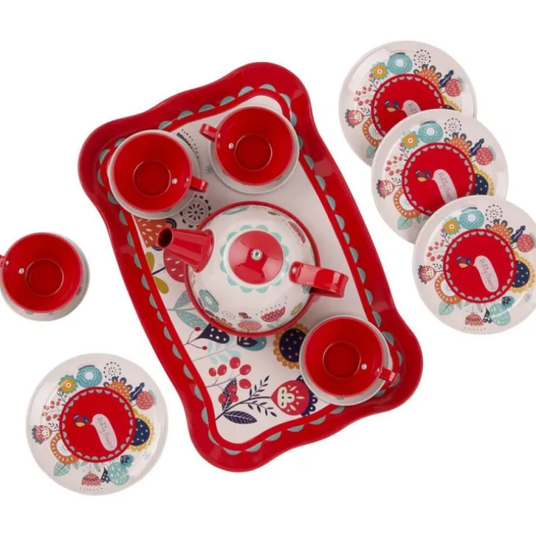 Dulce Hogar Juego de Té Metálico