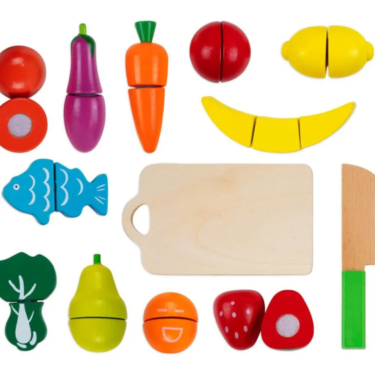 Dulce Hogar tu Fruta y Verdura de Madera