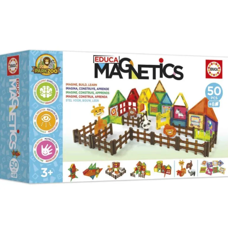 Educa Magnetics Park Zoo 50 Piezas Juego de Construcción