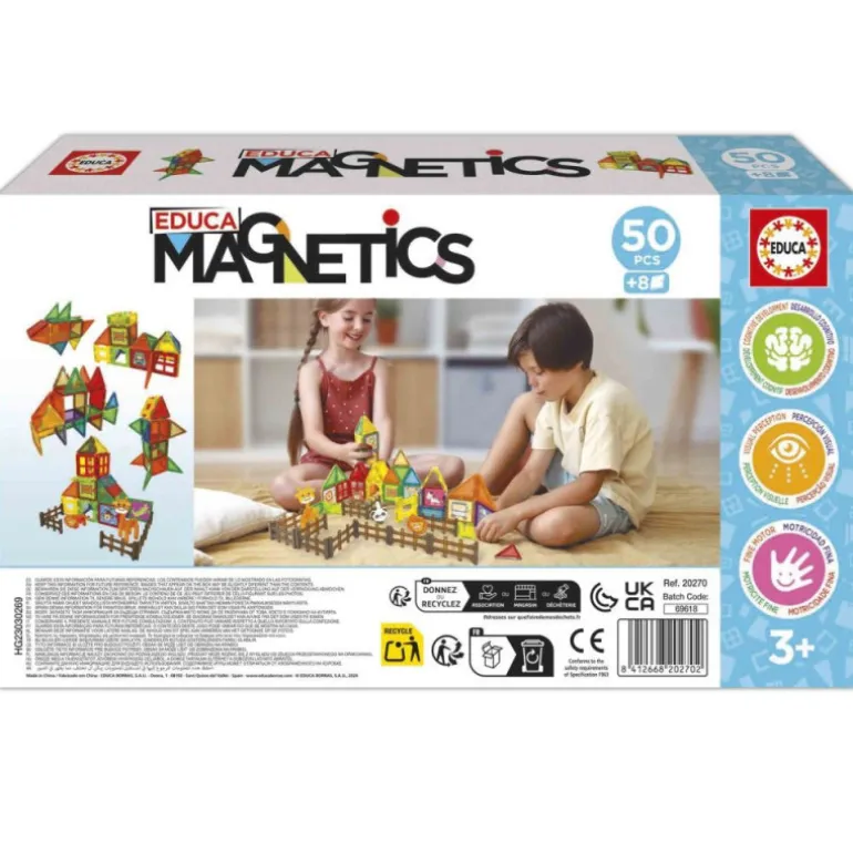 Educa Magnetics Park Zoo 50 Piezas Juego de Construcción