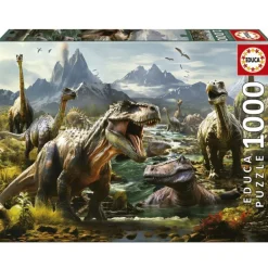 Educa Puzzle 1000 Piezas Dinosaurios Feroces - 19924