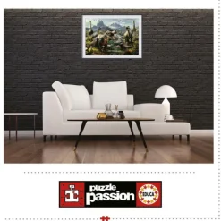 Educa Puzzle 1000 Piezas Dinosaurios Feroces - 19924