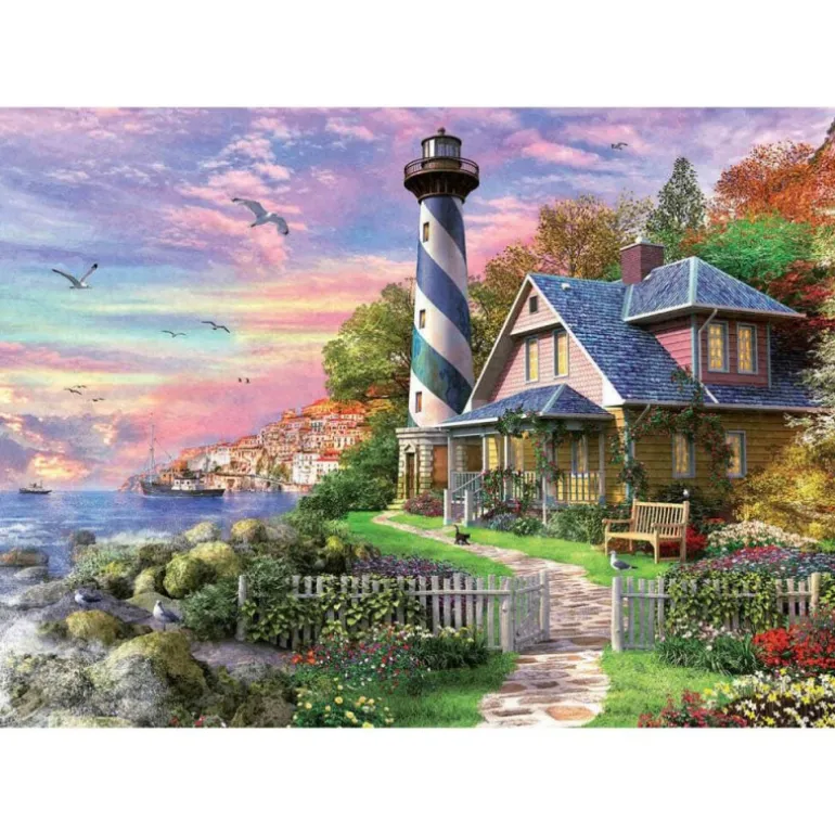 Educa Puzzle 1000 Piezas Faro en Rock Bay - 17740