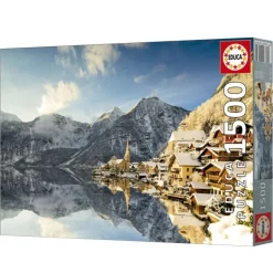 Educa Puzzle 1500 Piezas Invierno en Hallstatt - 20284