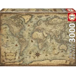 Educa Puzzle 3000 Piezas Mapamundi - 19567