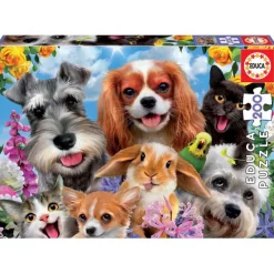 Educa Puzzle 200 Piezas Selfie Pet Parade - 19293