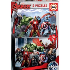 Educa Puzzle 2 x 100 Piezas Avengers - 15771