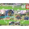 Educa Puzzle 2 x 100 Piezas Dino World - 15620