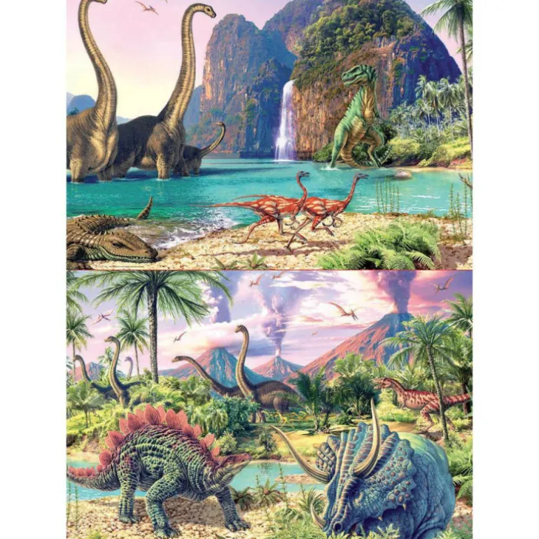 Educa Puzzle 2 x 100 Piezas Dino World - 15620