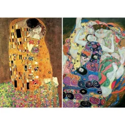 Educa Puzzle 2 x 1000 Piezas El Beso y La Virgen, Gusta - 18488