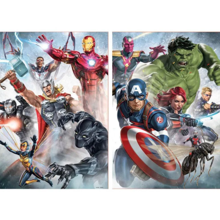 Educa Puzzle 2 x 500 Piezas Marvel Manía - 17994