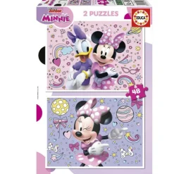Educa Puzzle 2 x 48 Piezas Minnie - 19674
