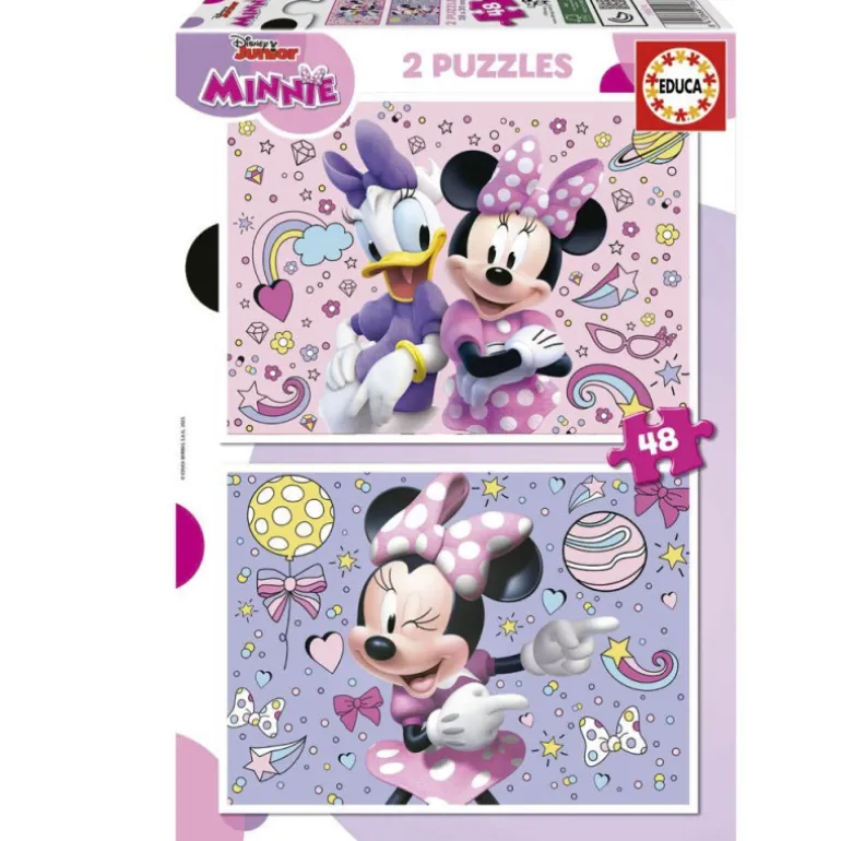 Educa Puzzle 2 x 48 Piezas Minnie - 19674