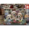 Educa Puzzle Cachorros en el Equipaje 500 Piezas - 17645