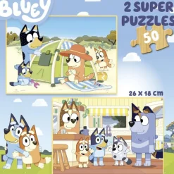 Educa Puzzle Madera 2 x 50 Piezas Bluey - 19408