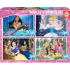 Educa Puzzle Multi 4 Disney Princess 50-80-100-150 Piezas - 17637