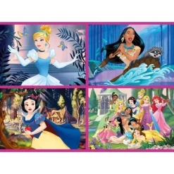 Educa Puzzle Multi 4 Disney Princess 50-80-100-150 Piezas - 17637