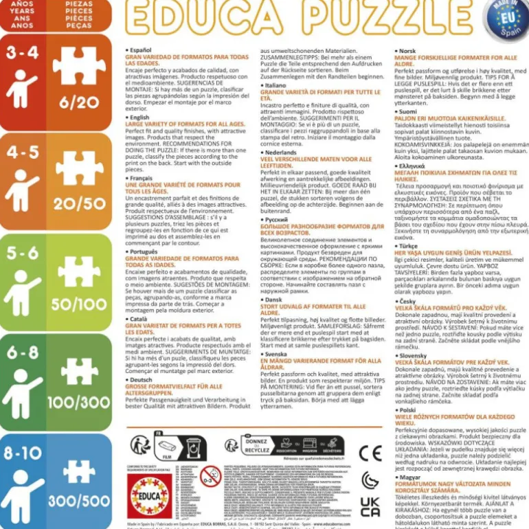Educa Puzzle Progresivo 12-16-20-25 Piezas Spidey and His Amazing Friends Dino-Webs