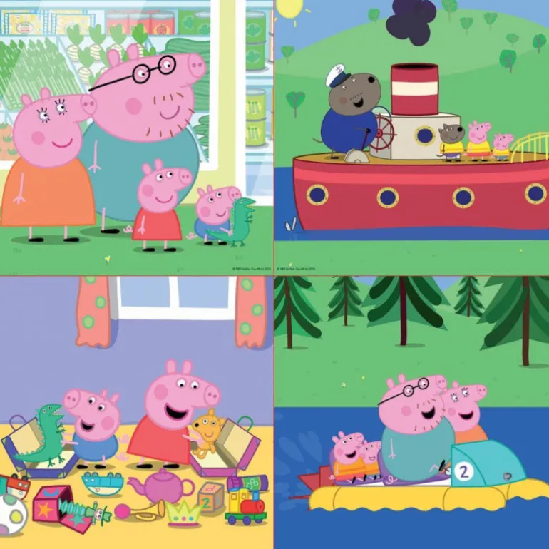 Educa Puzzle Progresivo 6-9-12-16 Piezas Peppa Pig - 15918