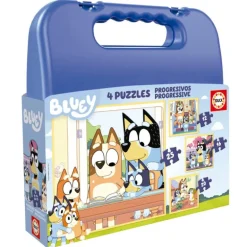 Educa Puzzle Progresivo 12-16-20-25 Piezas Maleta Bluey - 19830