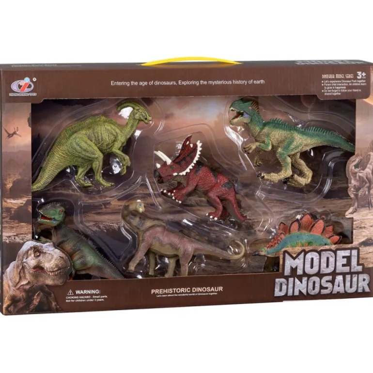 Estuche 6 Dinosaurios