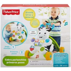 Fisher-Price Ríe y Aprende Cebra Parlanchina Primeros Pasos